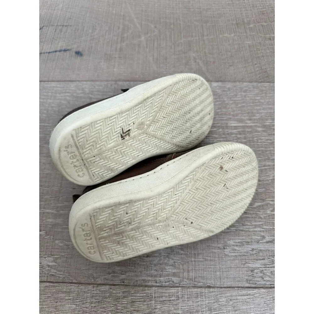 Carters Brown Slide On Shoes